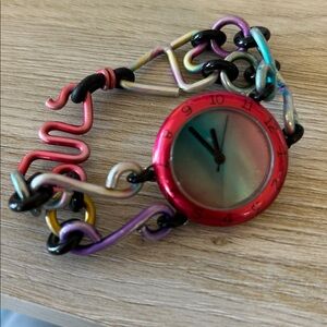 Patina colorful bracelet watch New battery water resistant Vintage Ladies watch